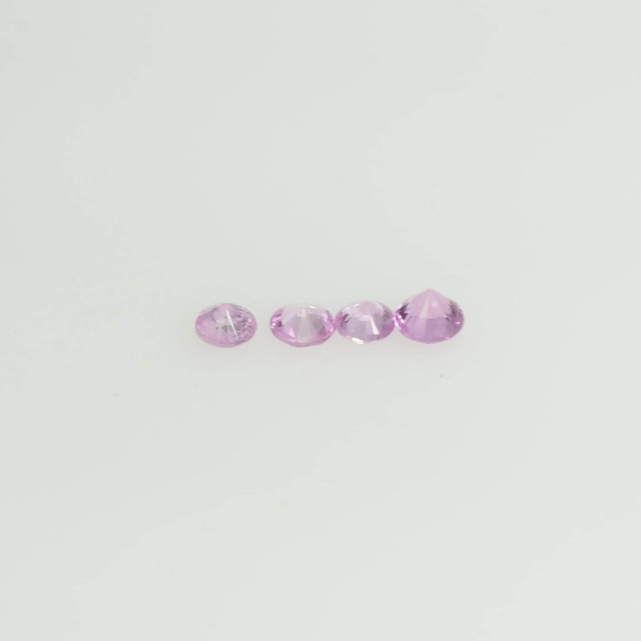 1.8-4 mm Natural Pink Sapphire Loose Gemstone Round Diamond Cut Pk Quality Color