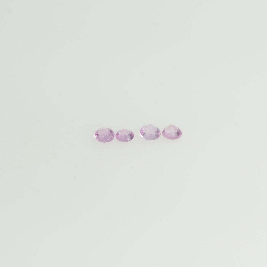 1.8-4 mm Natural Pink Sapphire Loose Gemstone Round Diamond Cut Pk Quality Color