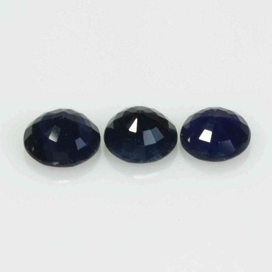 5-8 MM Natural Blue Sapphire Loose Gemstone Round Cut