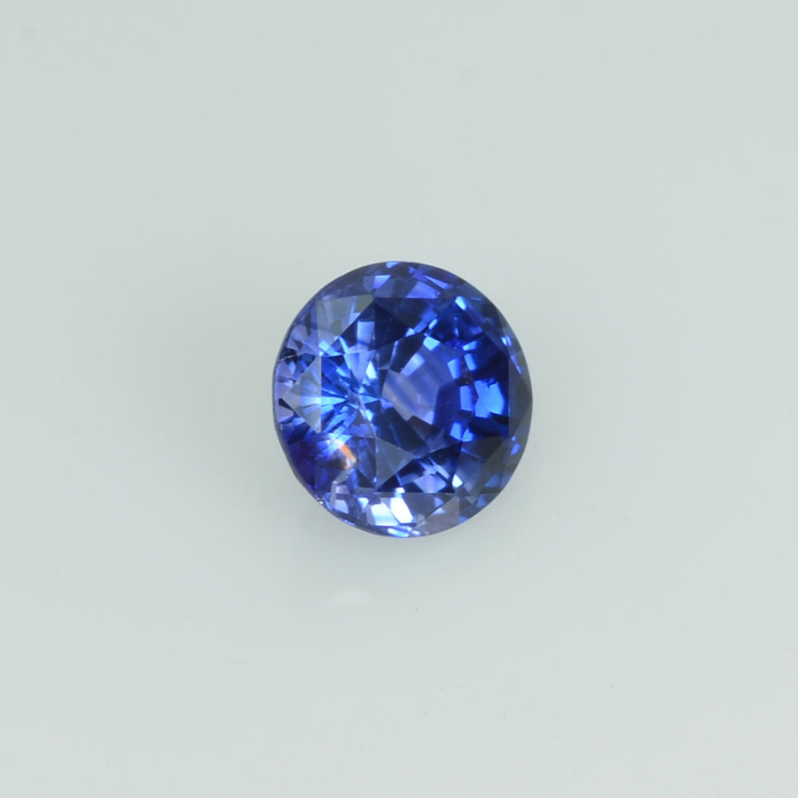 0.64 Cts Natural Blue Sapphire Loose Gemstone Round Cut