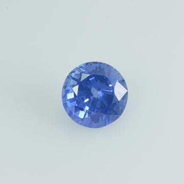 0.72 Cts Natural Blue Sapphire Loose Gemstone Round Cut