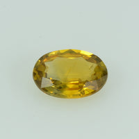 0.45 Cts Natural Yellow Sapphire Loose Gemstone Oval Cut