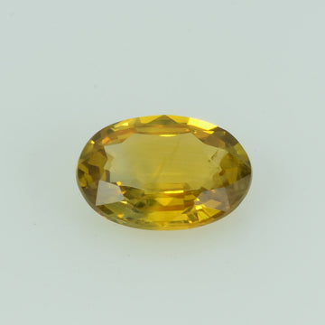 0.45 Cts Natural Yellow Sapphire Loose Gemstone Oval Cut
