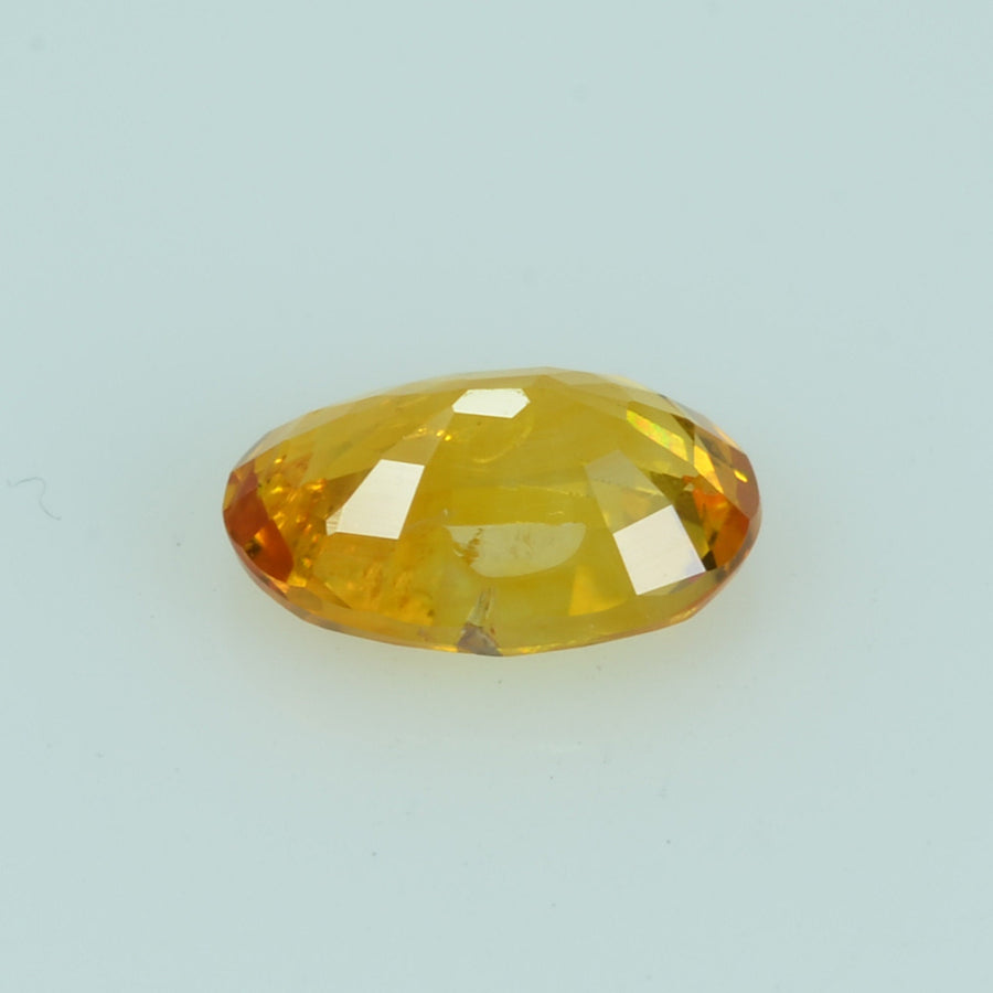 0.53 Cts Natural Yellow Sapphire Loose Gemstone Oval Cut