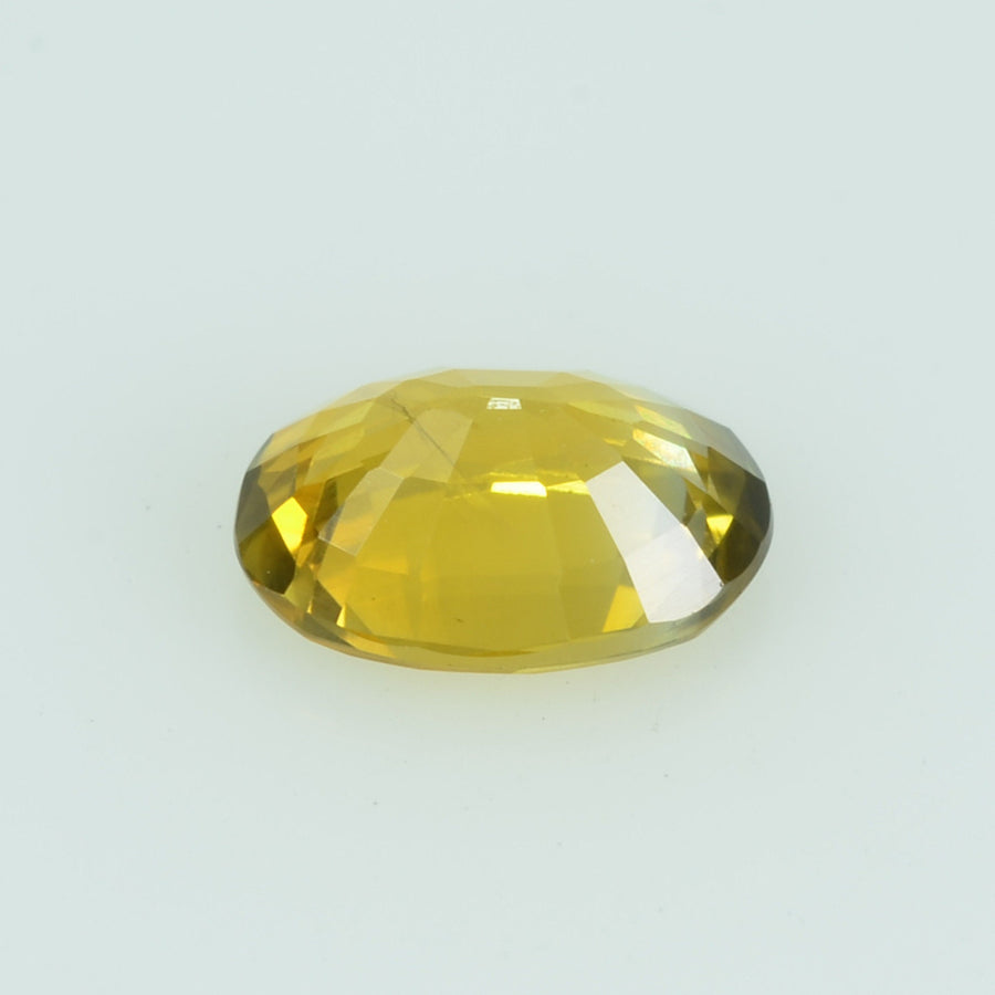 0.56 Cts Natural Yellow Sapphire Loose Gemstone Oval Cut