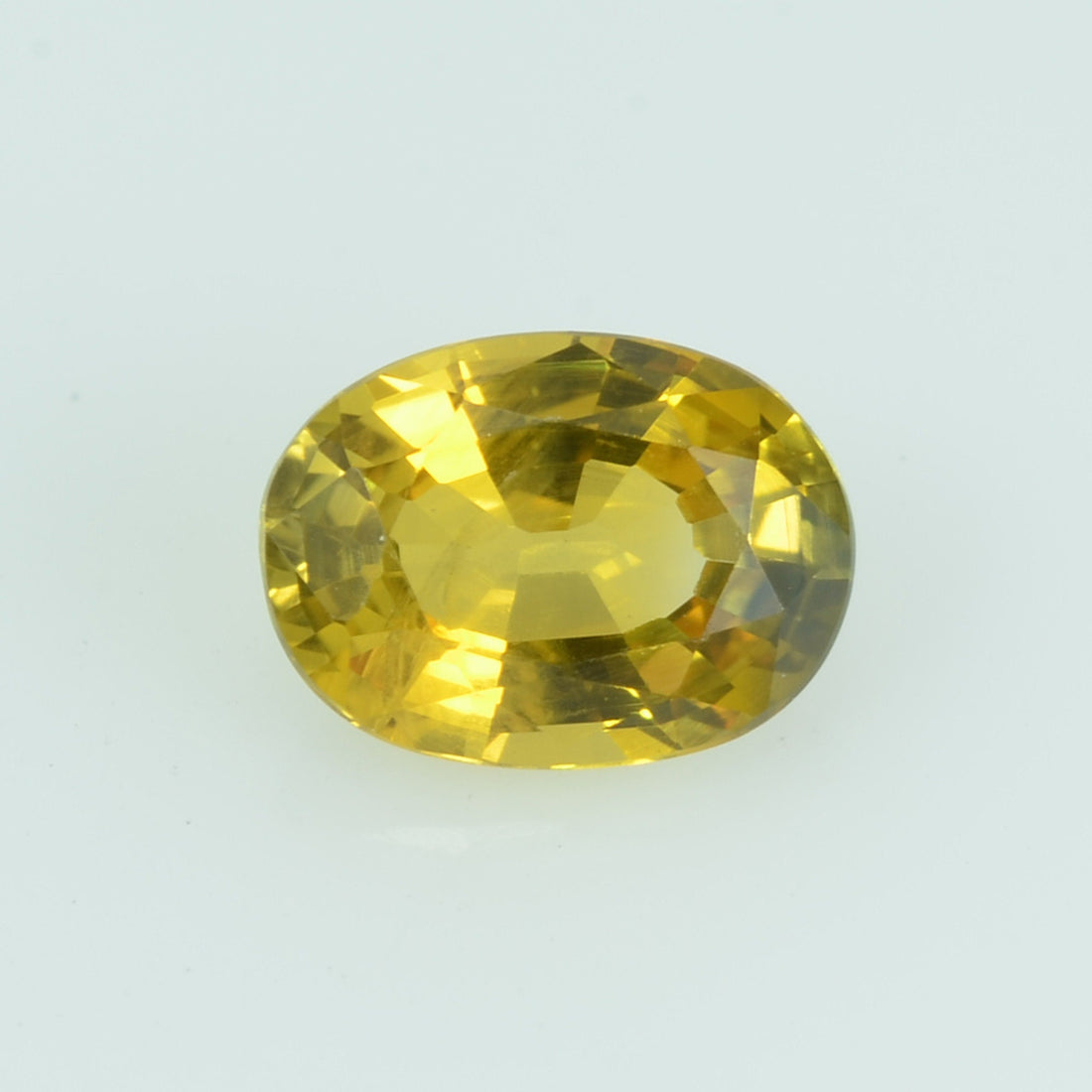 0.56 Cts Natural Yellow Sapphire Loose Gemstone Oval Cut