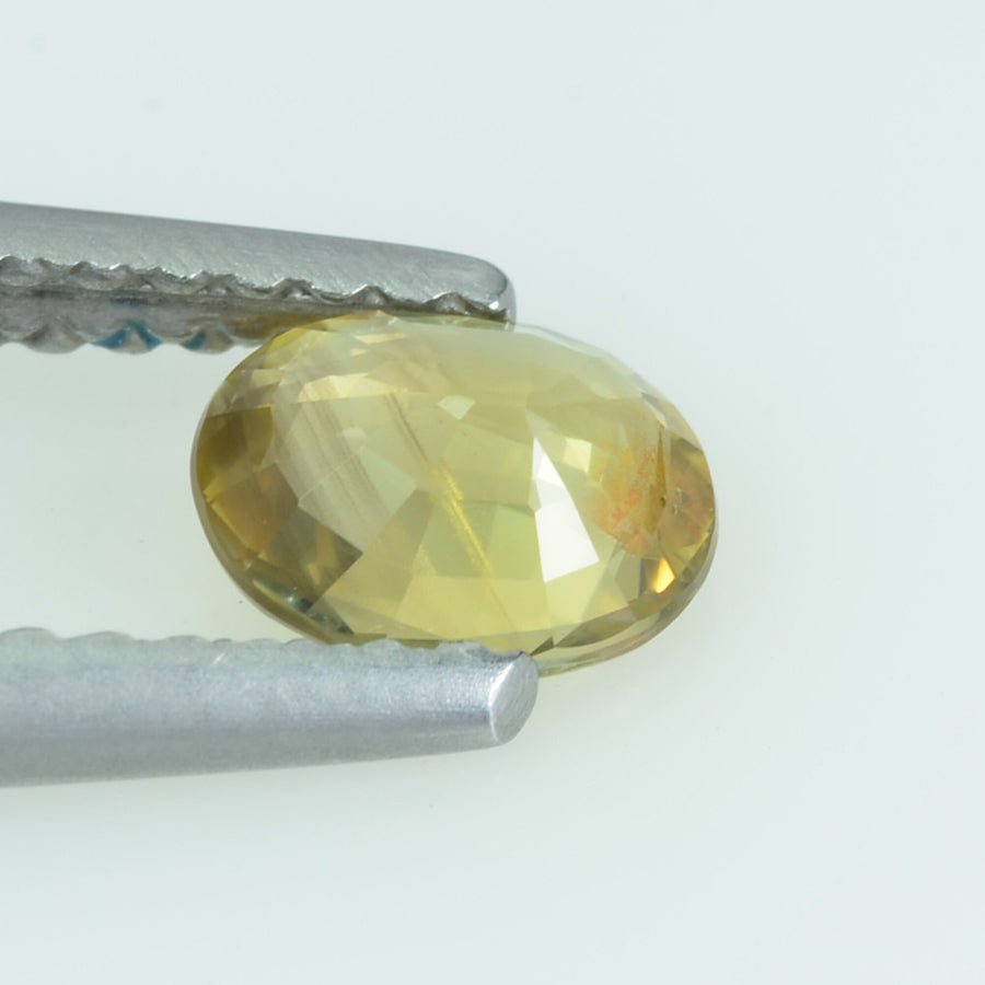 0.59 Cts Natural Yellow Sapphire Loose Gemstone Oval Cut