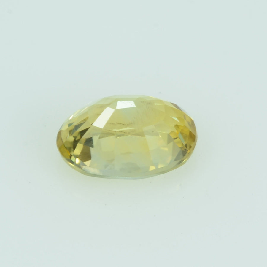 0.60 Cts Natural Yellow Sapphire Loose Gemstone Oval Cut