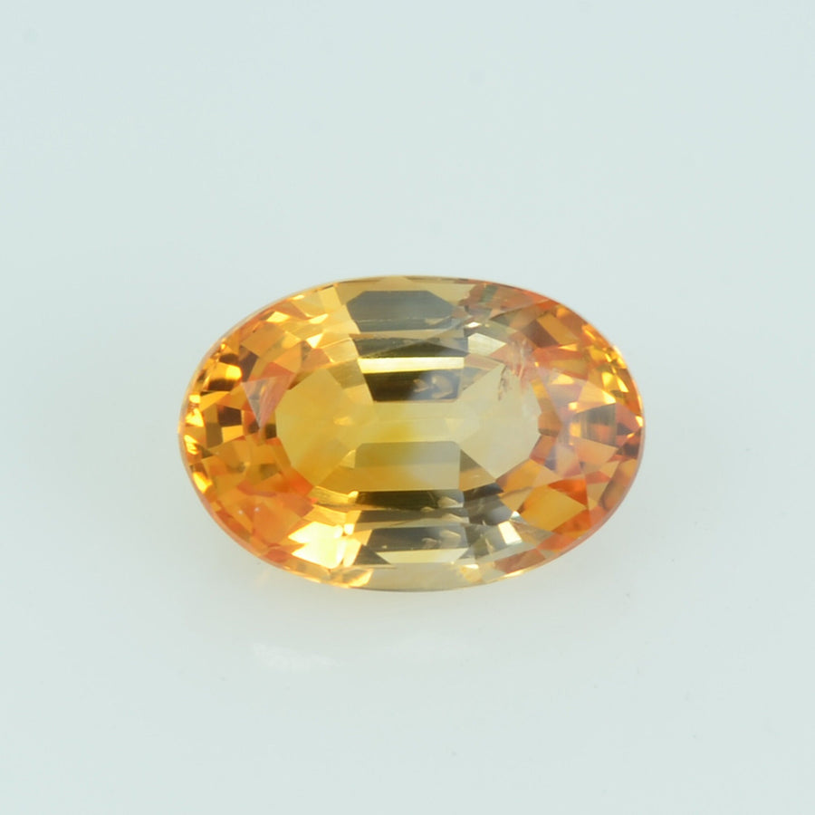 0.63 Cts Natural Yellow Sapphire Loose Gemstone Oval Cut