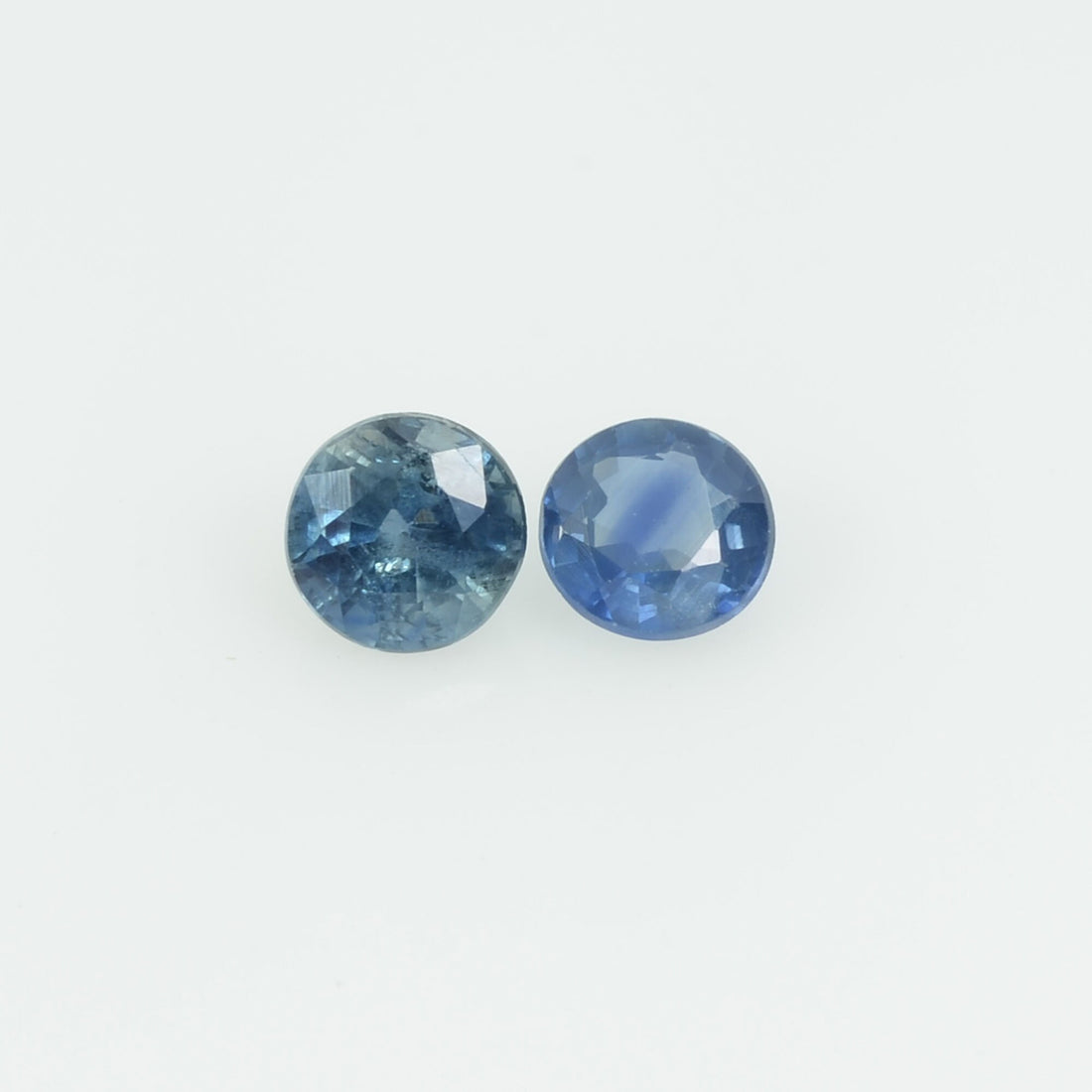 4 mm Natural Blue Sapphire Loose Gemstone Round Cut