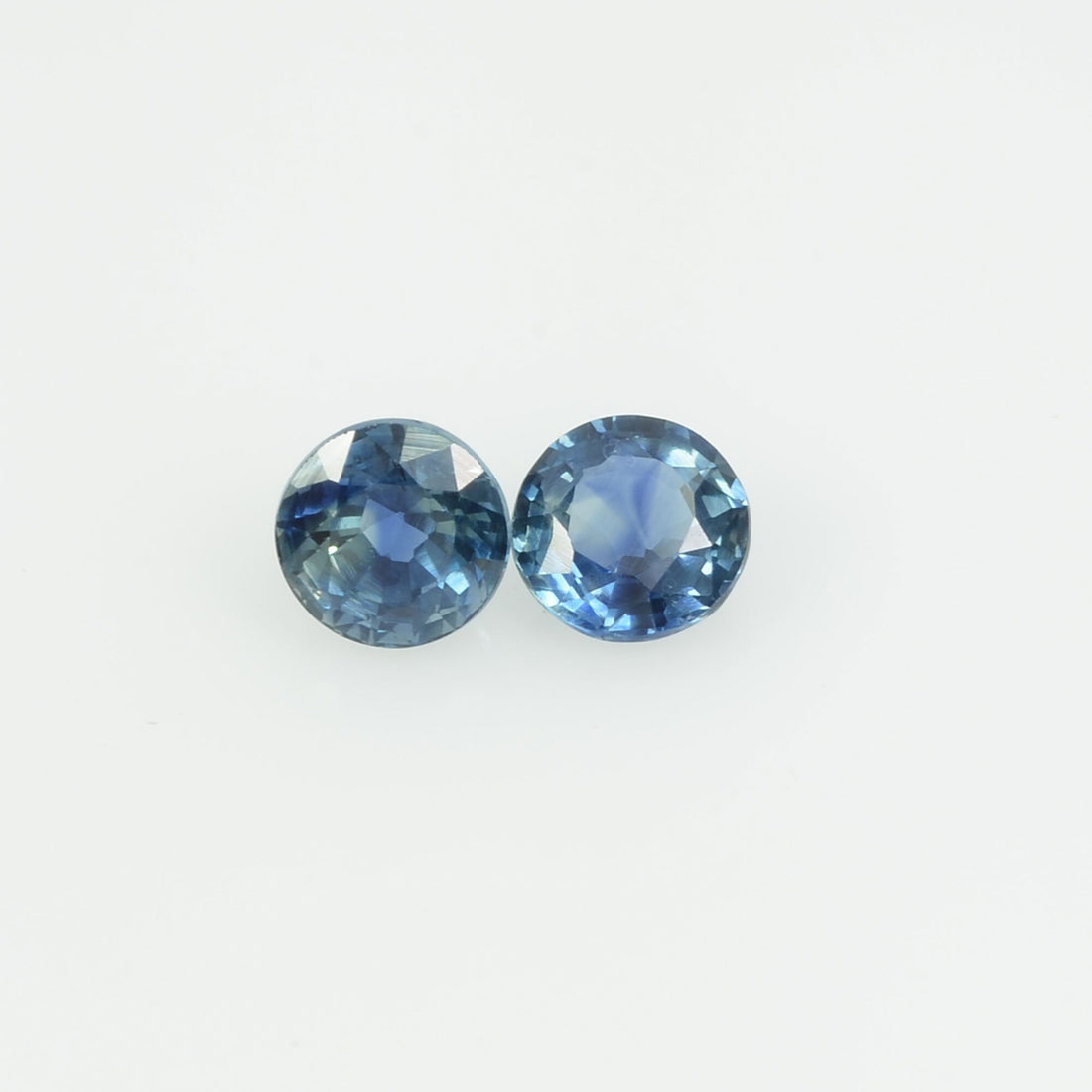 4 mm Natural Blue Sapphire Loose Gemstone Round Cut