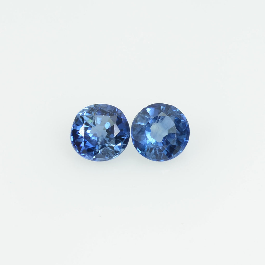 4 mm Natural Blue Sapphire Loose Gemstone Round Cut