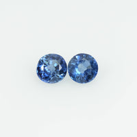 4 mm Natural Blue Sapphire Loose Gemstone Round Cut