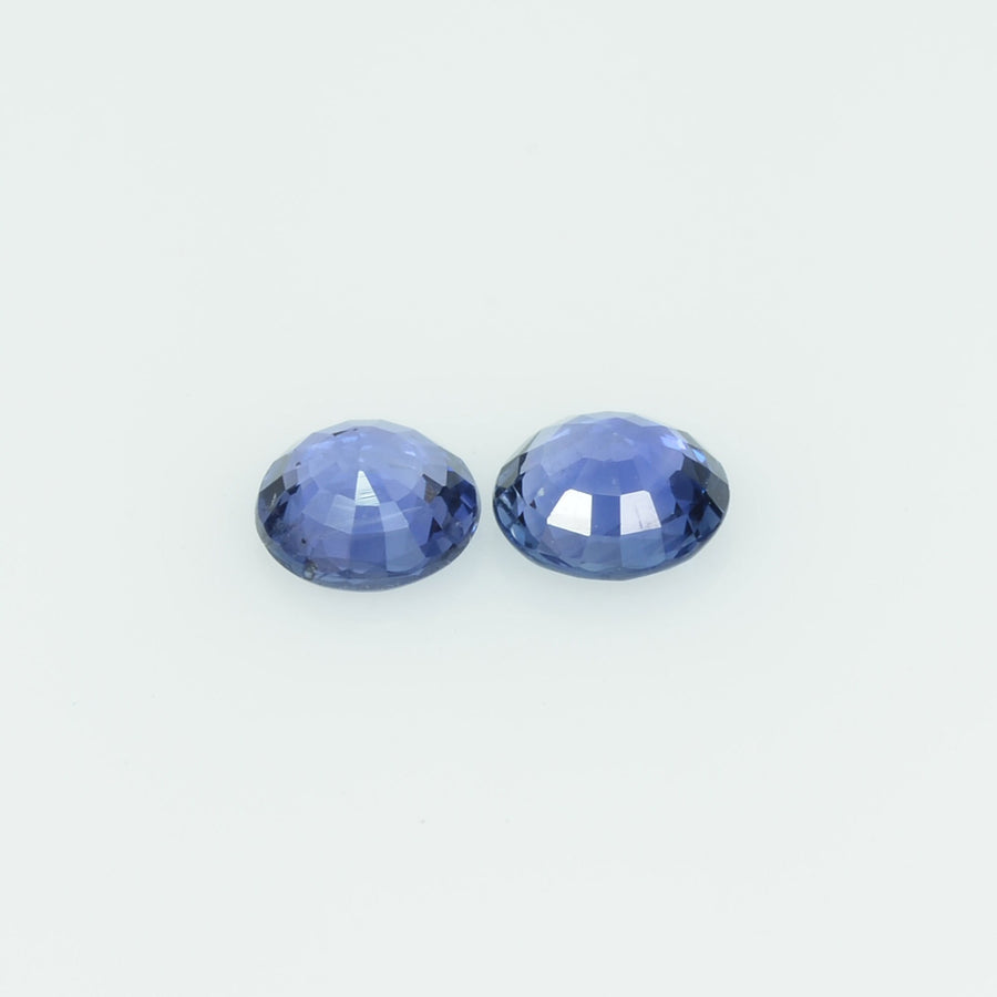 4 mm Natural Blue Sapphire Loose Gemstone Round Cut
