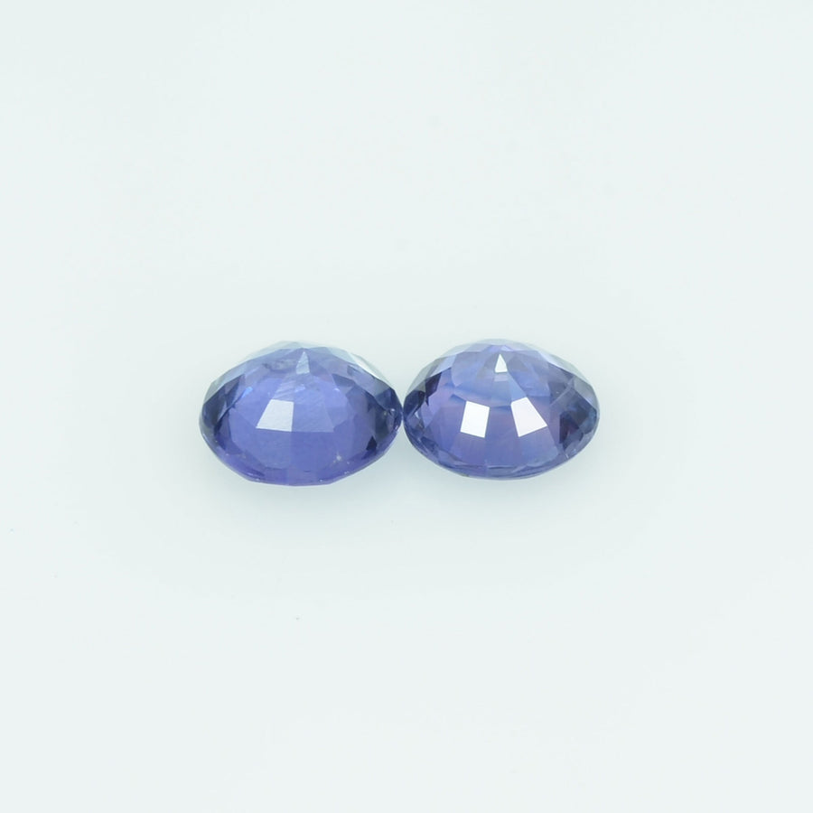 4 mm Natural Blue Sapphire Loose Gemstone Round Cut