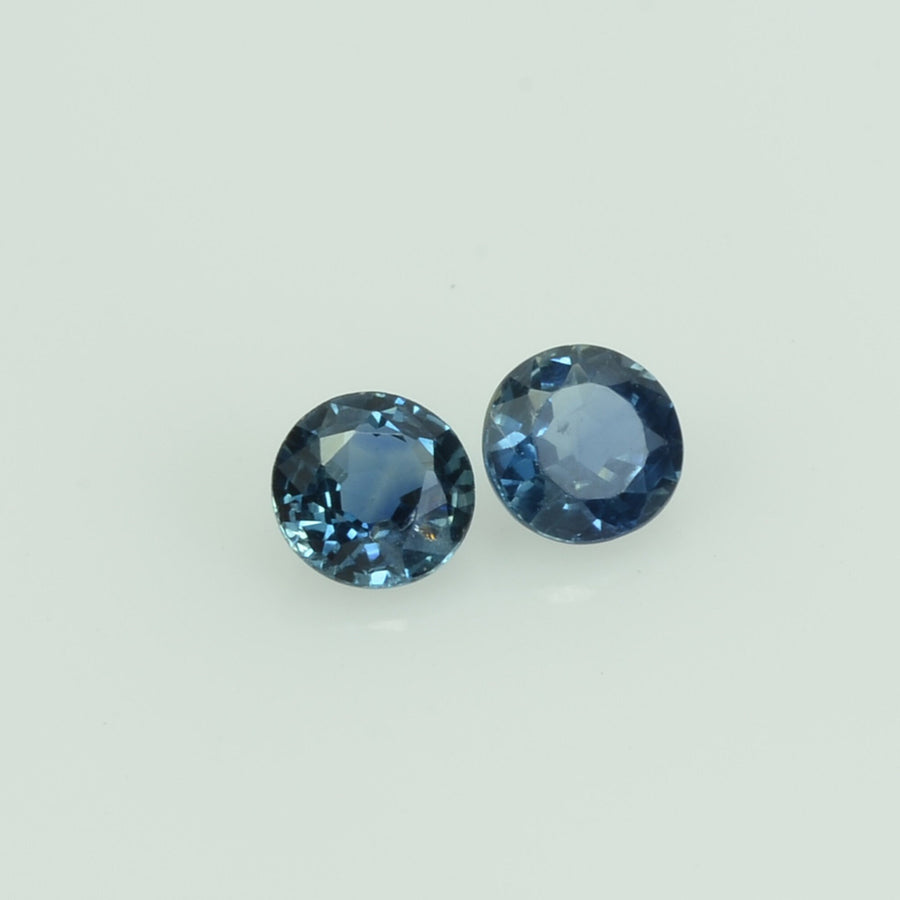 3 mm Natural Blue Sapphire Loose Gemstone Round Cut