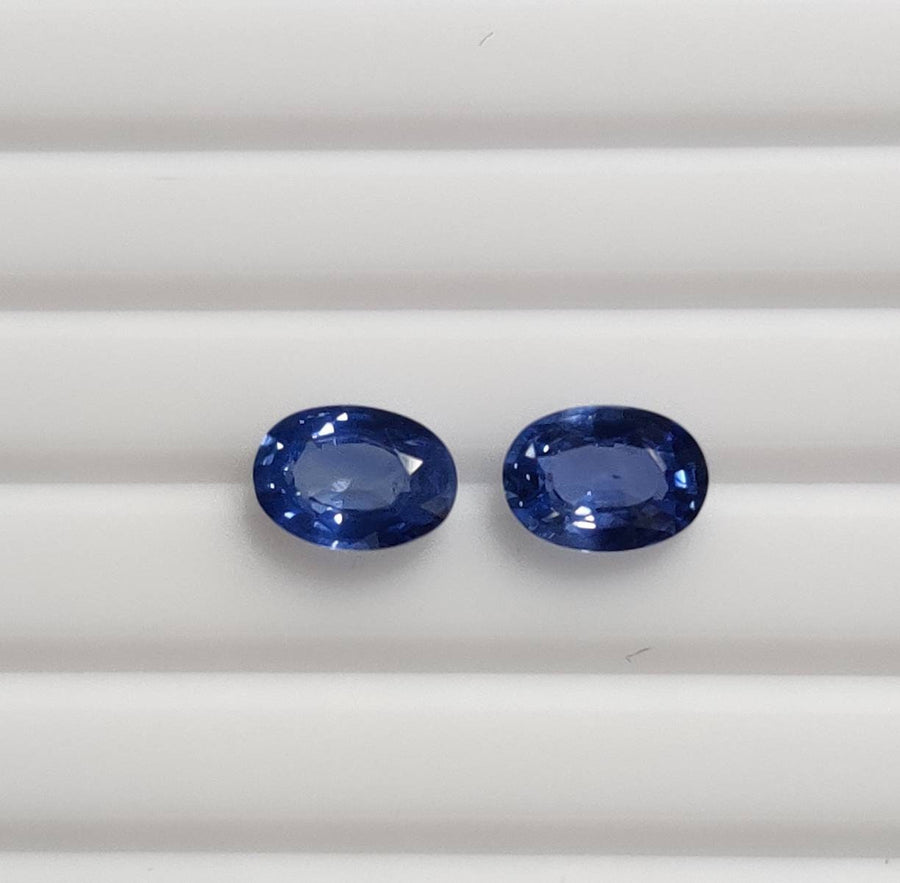 1.54 Cts Natural Blue Sapphire Loose Gemstone Oval Cut
