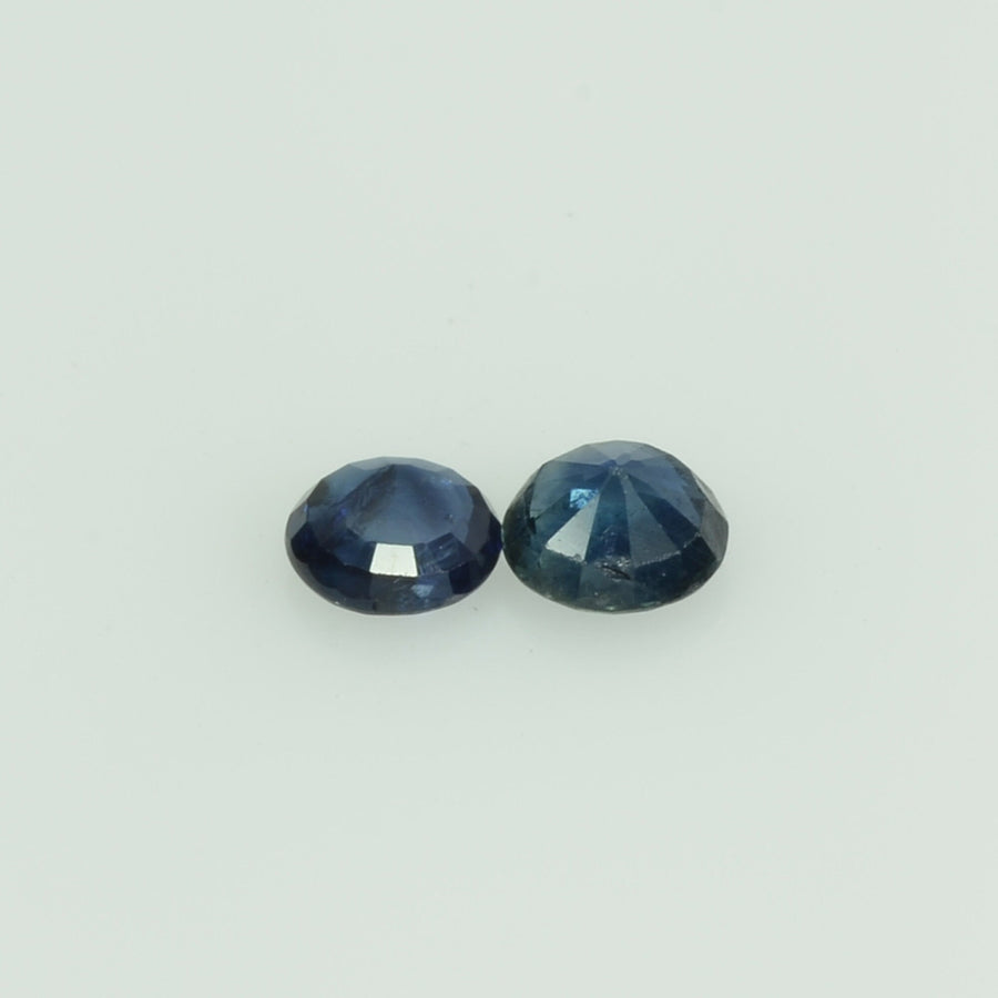 3.3 mm Natural Blue Sapphire Loose Gemstone Round Cut