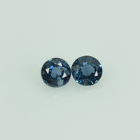 3.3-3.4 mm Natural Blue Sapphire Loose Gemstone Round Cut