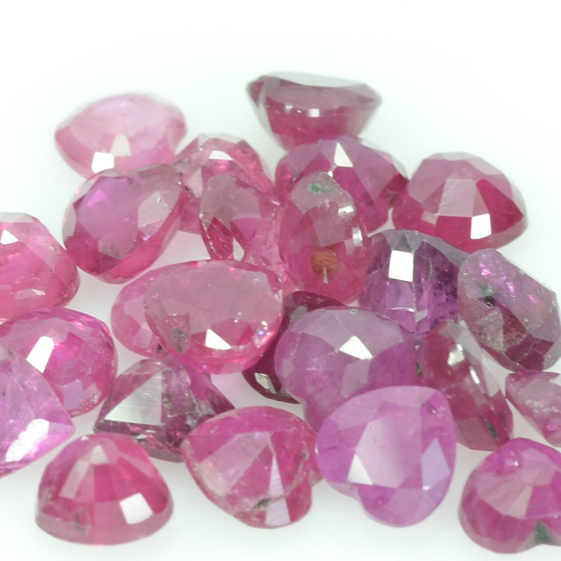 4.5 Mm Natural Ruby Loose Gemstone Heart Cut