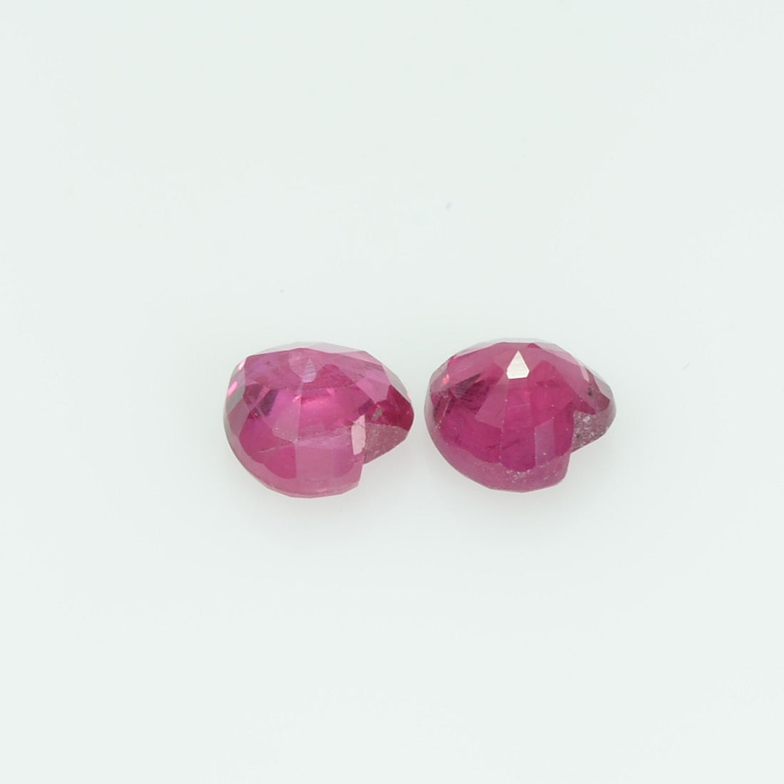 4.5 Mm Natural Ruby Loose Gemstone Heart Cut