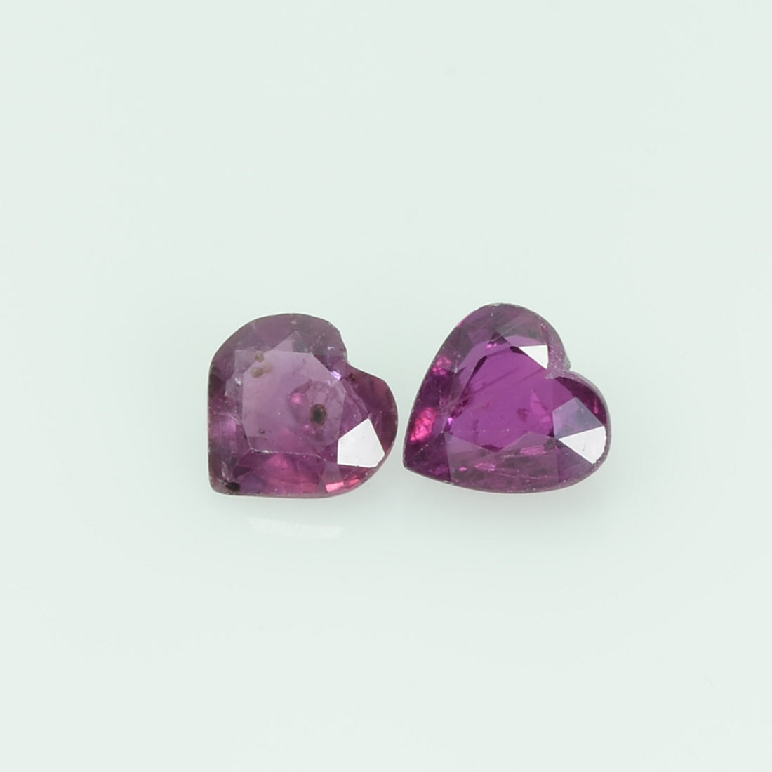 5 Mm Natural Ruby Loose Gemstone Heart Cut