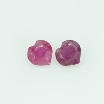 12.68 Cts Natural Ruby Loose Gemstone Heart Cut