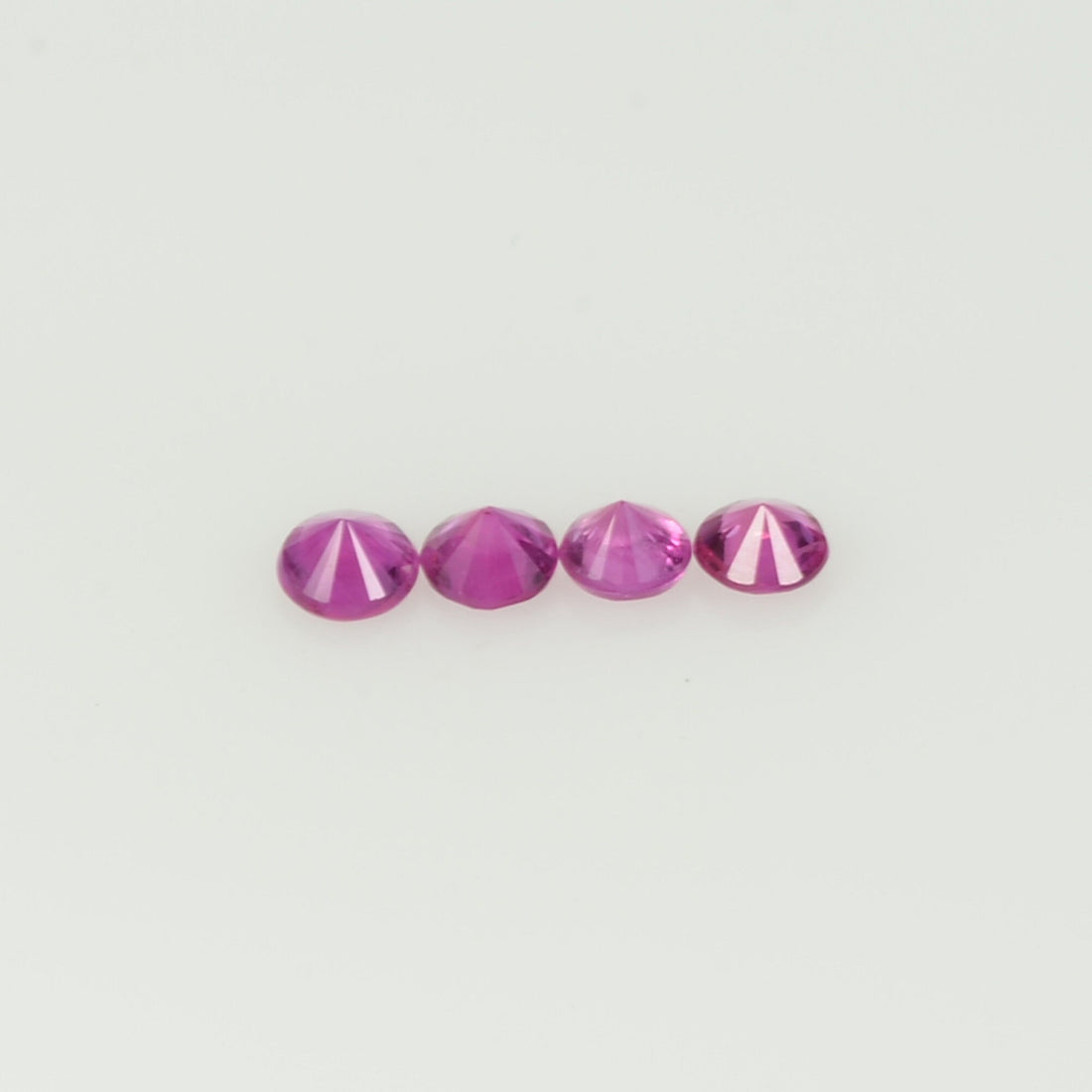2.5 mm Natural Pink Sapphire Loose Gemstone Round Diamond Cut VS Quality AAA Color