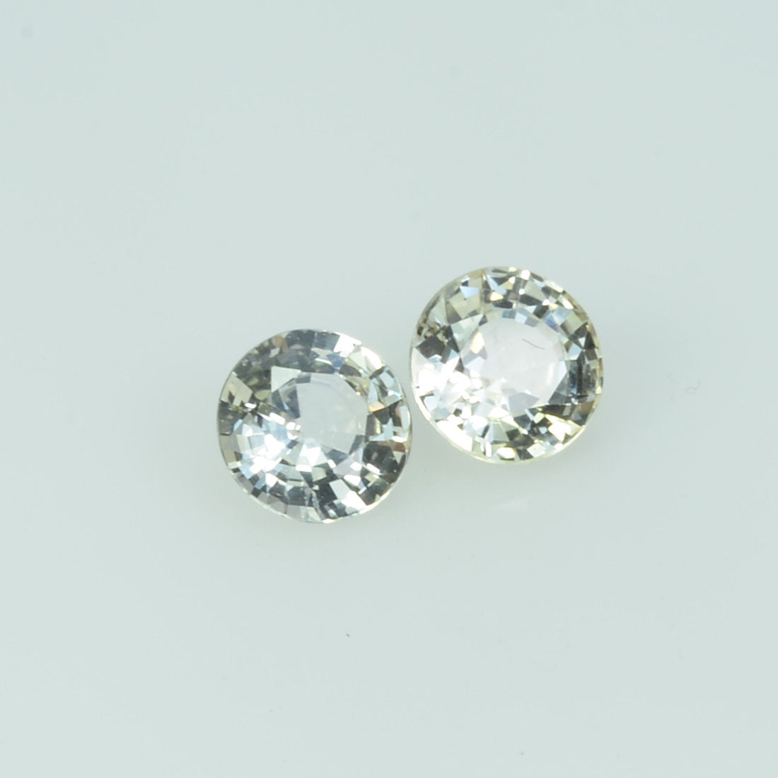 5.0 mm Natural White Sapphire Loose Gemstone Round Cut