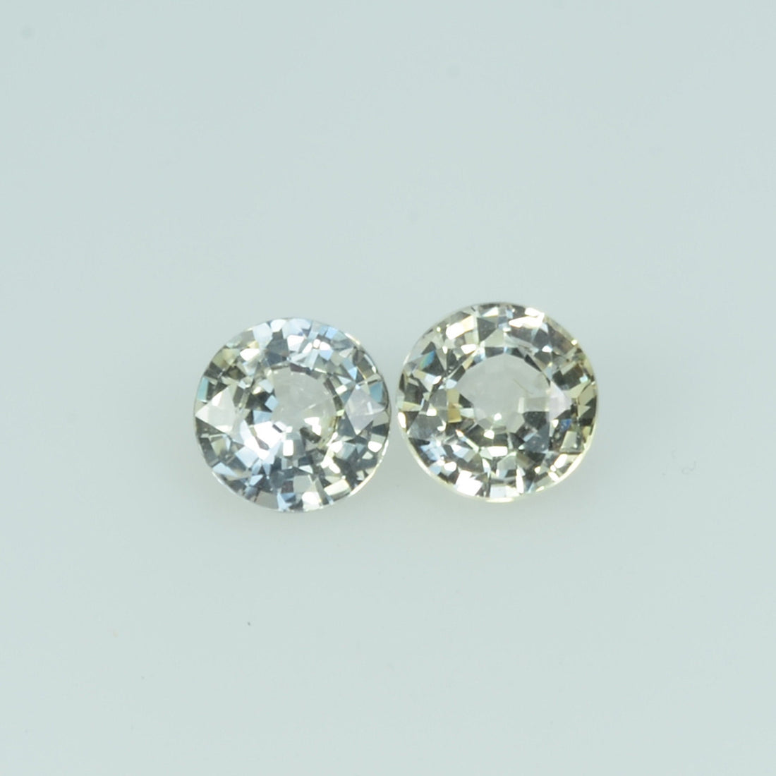 5.0 mm Natural White Sapphire Loose Gemstone Round Cut