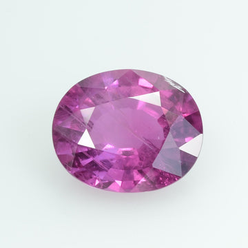 2.27 Cts Natural Purple Sapphire Loose Gemstone Oval Cut