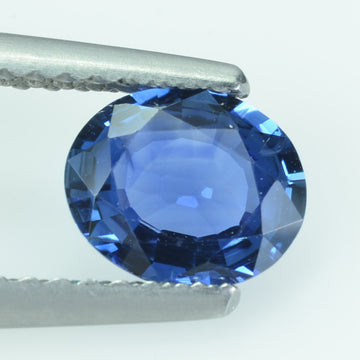 0.73 cts natural blue sapphire loose gemstone oval cut AGL Certified