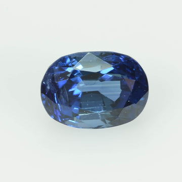 0.89 Cts Natural Blue Sapphire Loose Gemstone Oval Cut AGL Certified