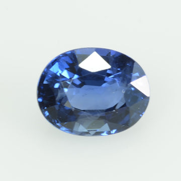 0.95 Cts Natural Blue Sapphire Loose Gemstone Oval Cut AGL Certified