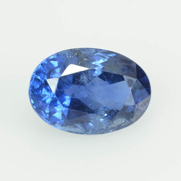 0.92 Cts Natural Blue Sapphire Loose Gemstone Oval Cut AGL Certified