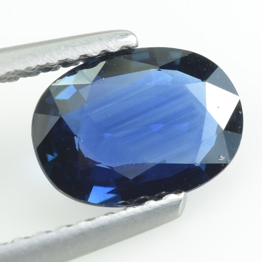 1.11 cts natural blue sapphire loose gemstone oval cut AGL Certified