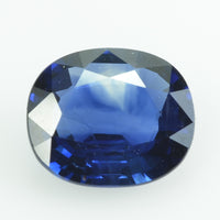 1.37 cts natural blue sapphire loose gemstone cushion cut AGL Certified