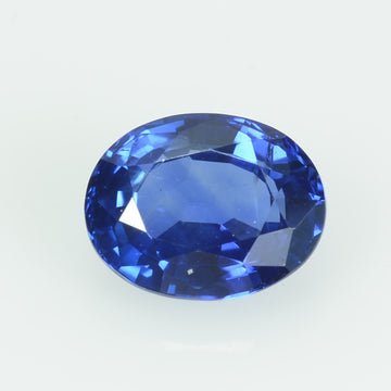 0.84 cts natural blue sapphire loose gemstone oval cut