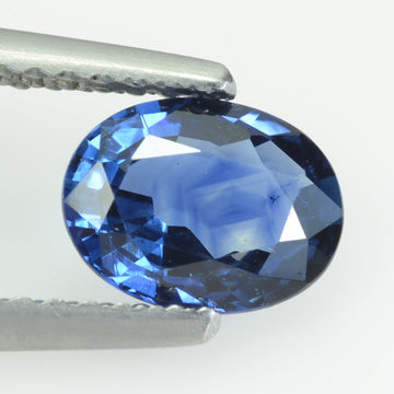 1.00 cts natural blue sapphire loose gemstone oval cut AGL Certified