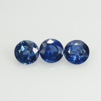 4.9-5.7 MM Natural Blue Sapphire Loose Gemstone Round Cut