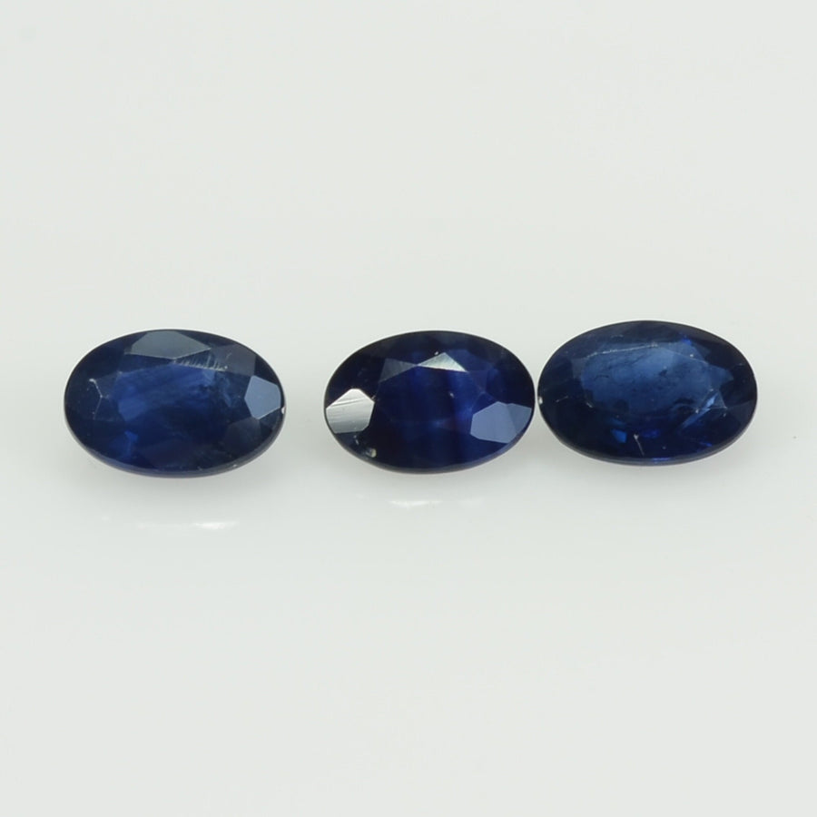 6x4 MM Natural Blue Sapphire Loose Gemstone Oval Cut