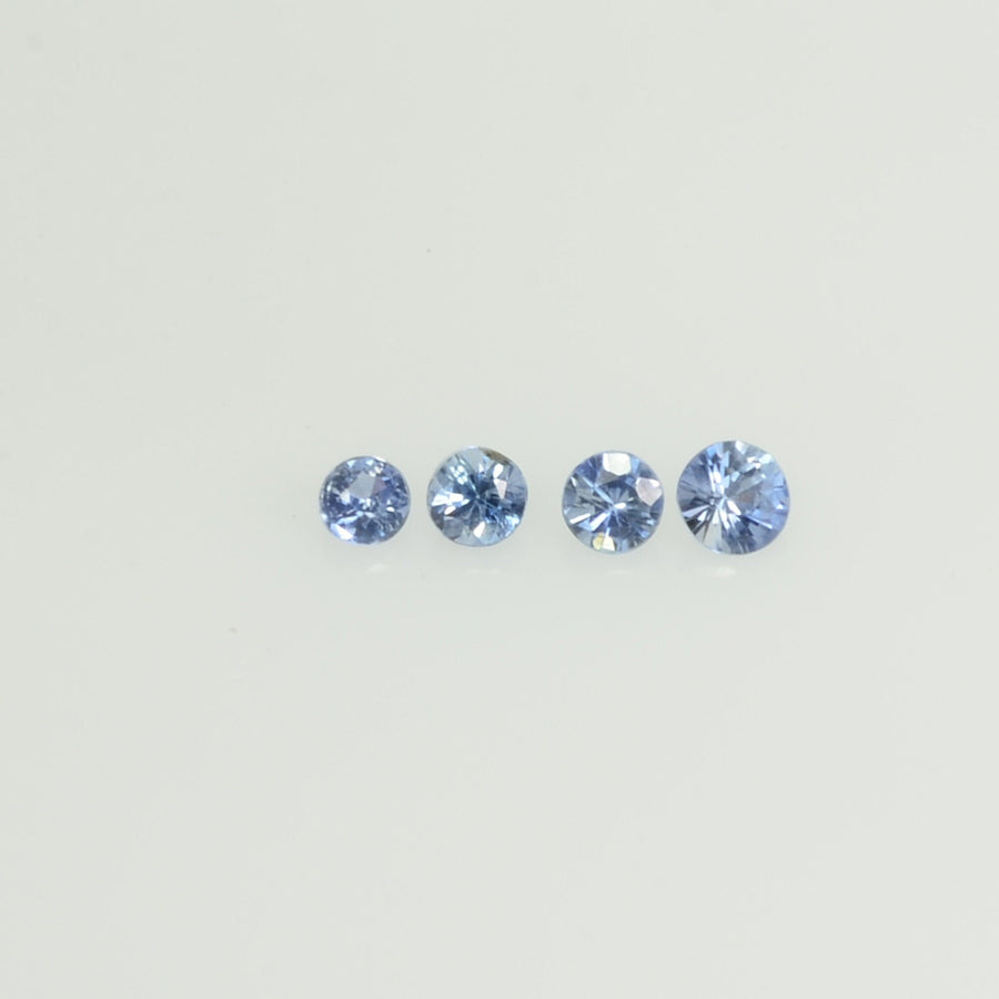 2.0 mm Natural BlueSapphire Loose Gemstone Round Diamond Cut Vs Quality Color