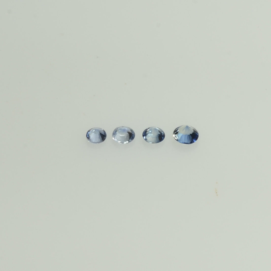 0.8-5 mm Natural BlueSapphire Loose Gemstone Round Diamond Cut Vs Quality Color