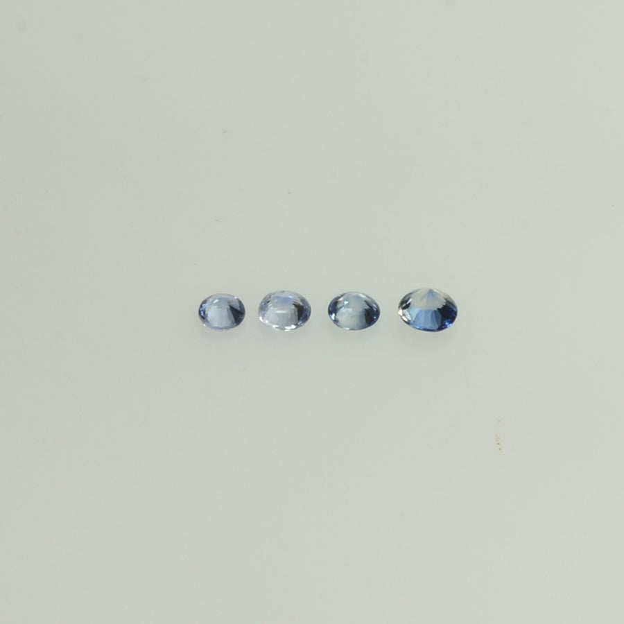 0.8-5 mm Natural BlueSapphire Loose Gemstone Round Diamond Cut Vs Quality Color