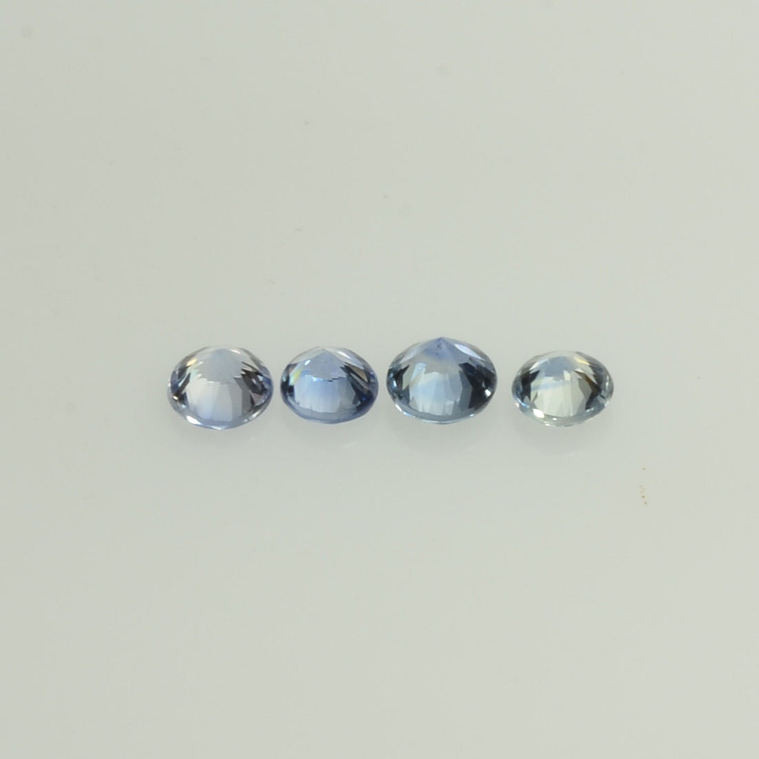 0.8-5 mm Natural BlueSapphire Loose Gemstone Round Diamond Cut Vs Quality Color