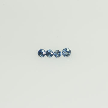 0.8-3.8 mm Natural Blue Sapphire Loose Gemstone Round Diamond Cut Cleanish Quality Color