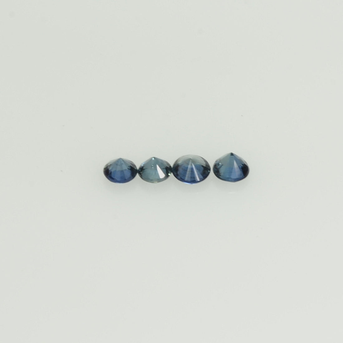 1.3-2.5 mm Natural Blue Sapphire Loose Gemstone Round Diamond Cut Vs Quality Color - Thai Gems Export Ltd.