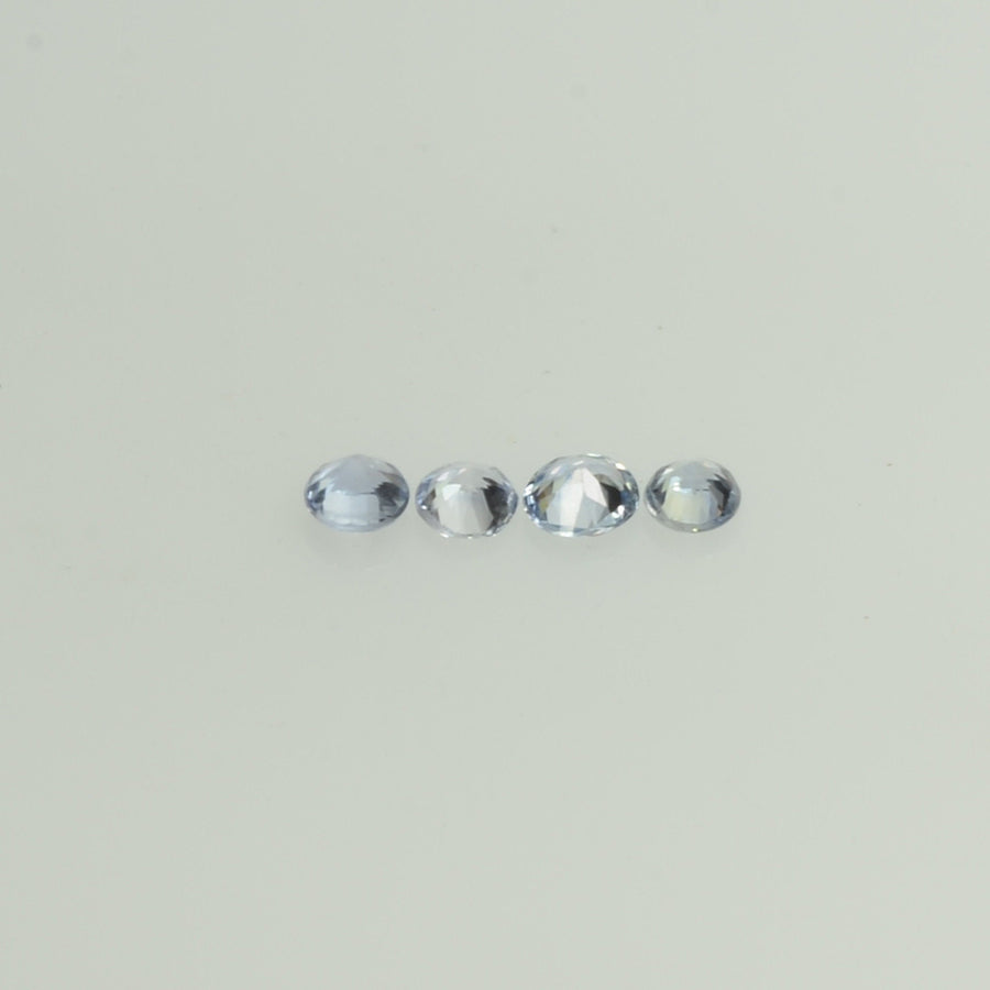 0.8-2.3 mm Natural Blue Sapphire Loose Gemstone Round Diamond Cut Cleanish Quality Color
