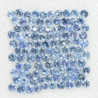 1.8-3.4 mm Natural Blue Sapphire Loose Gemstone Round Diamond Cut Vs Quality Color - Thai Gems Export Ltd.
