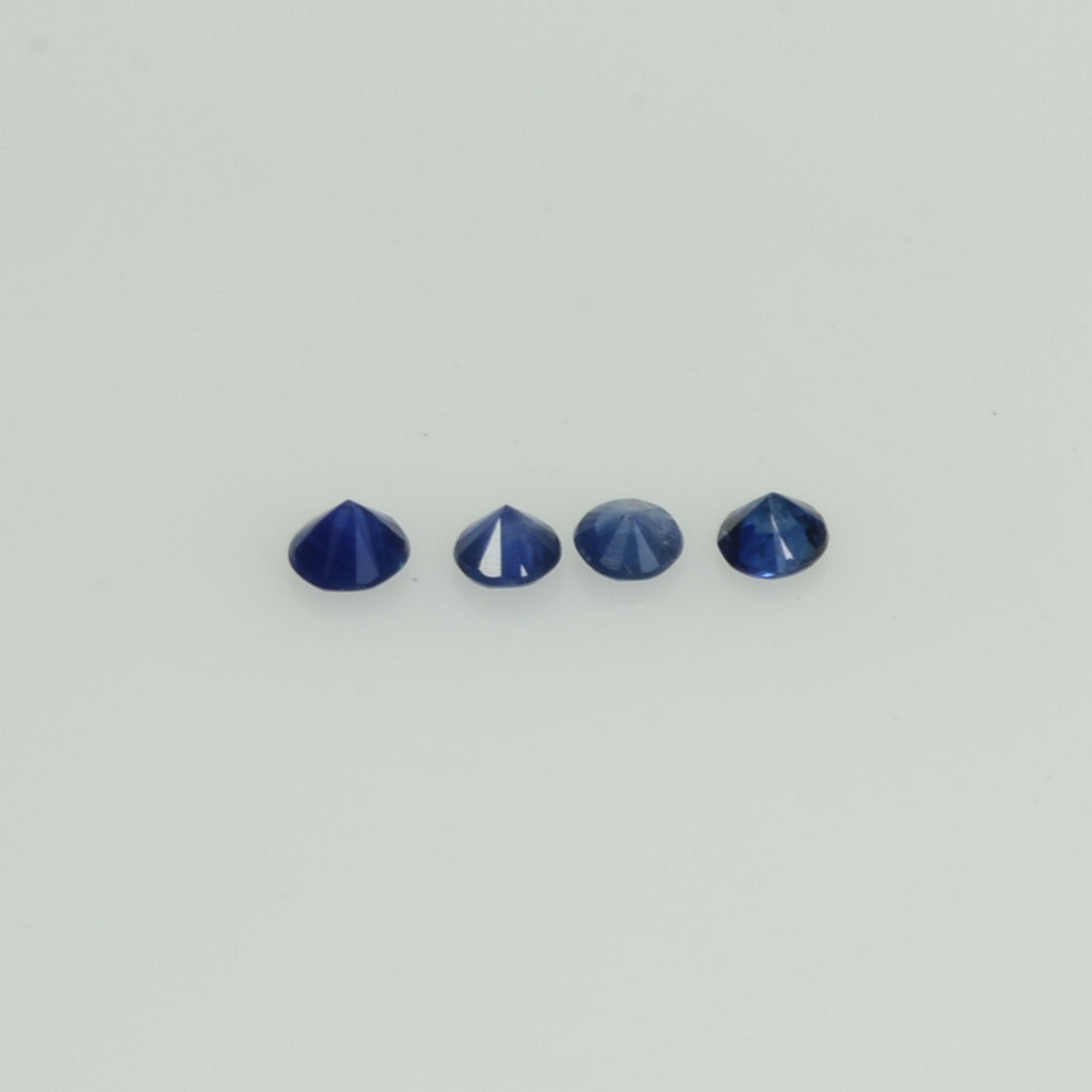 0.8-3.6 mm Natural Blue Sapphire Loose Gemstone Round Diamond Cut Vs Quality Color - Thai Gems Export Ltd.